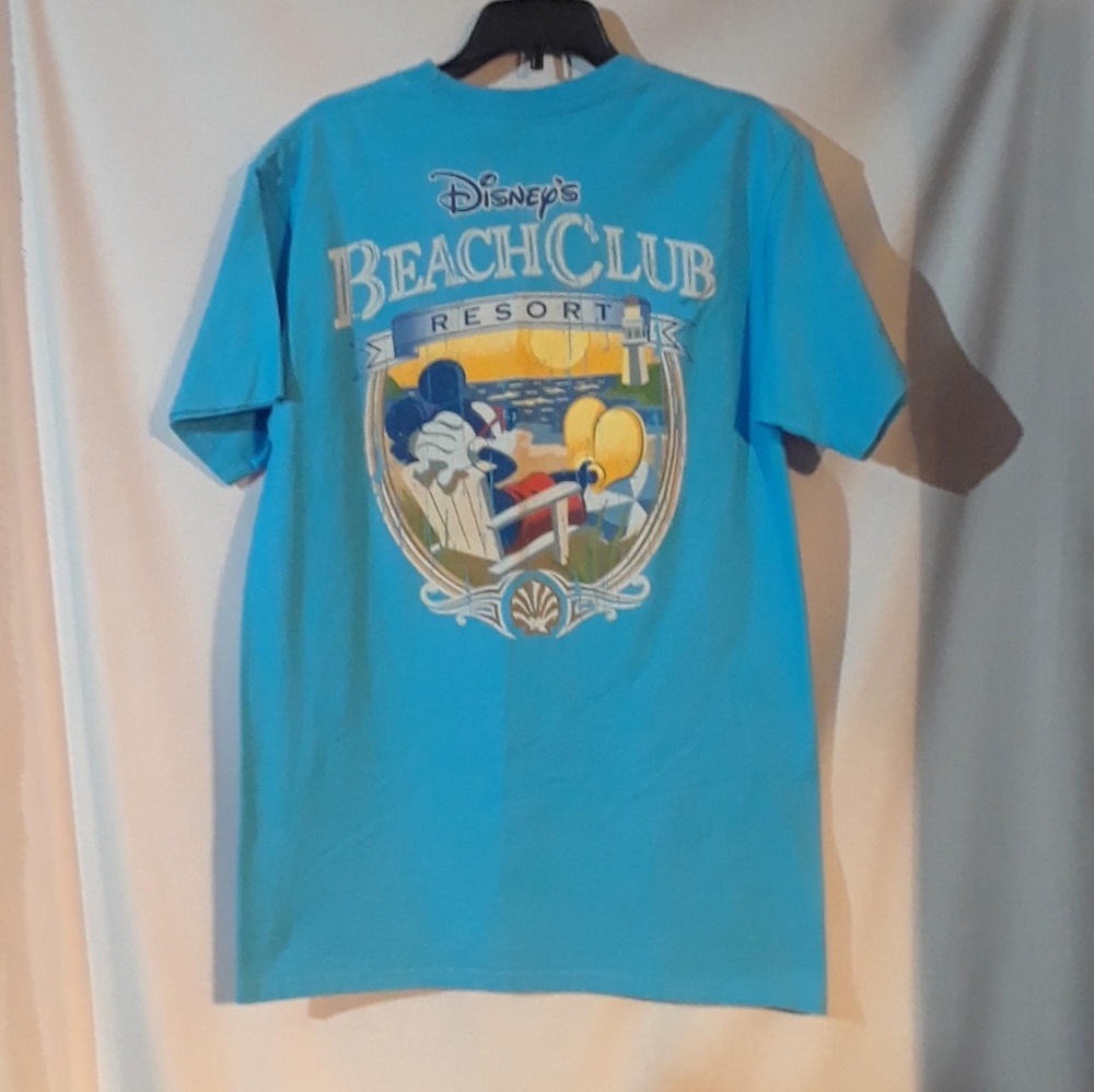 Disneyland Beach Club mickey mouse t shirt sz s